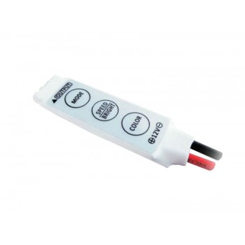 RGB контроллер 12A 144W 12V (3 кнопки) mini